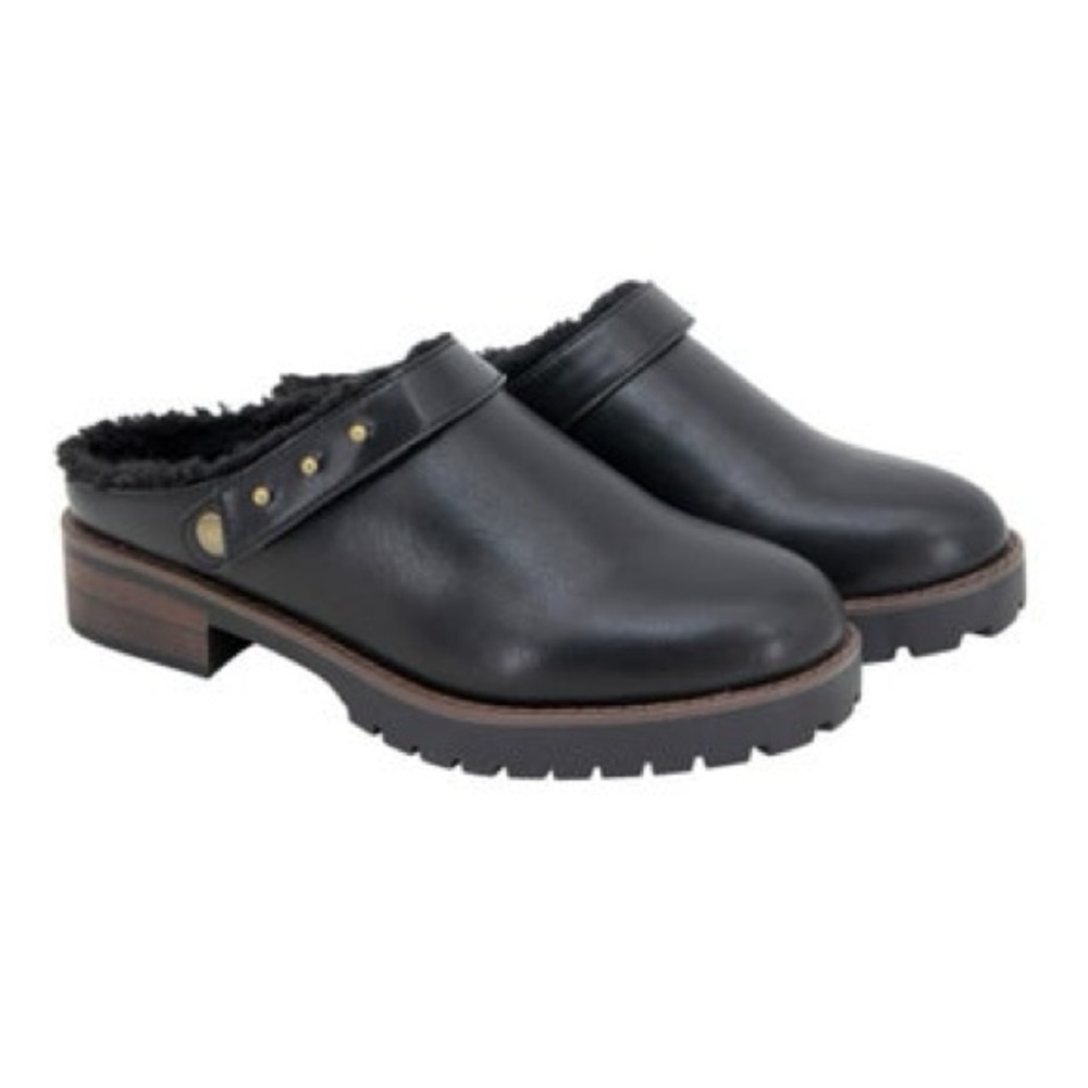 NIB Kensie Wrylie Lined Clogs